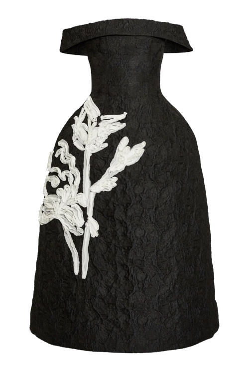 Black and white dress
