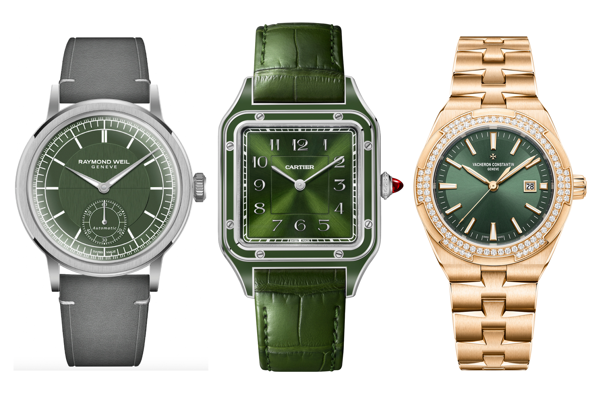 Raymond Weil, Cartier and Vacheron Constantin watches 2024