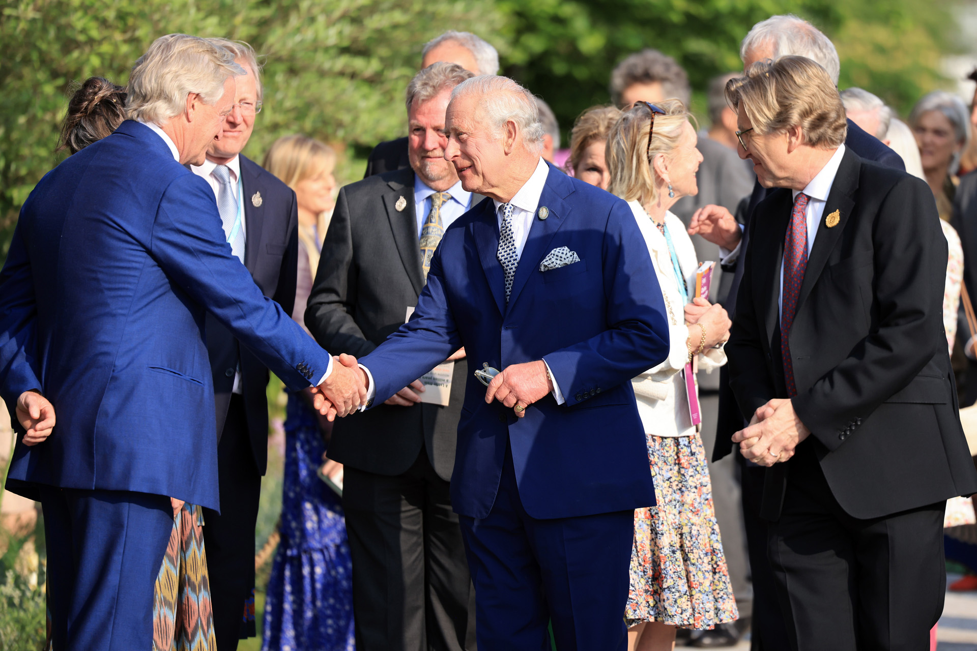 King Charles III at RHS Chelsea Flower Show 2023