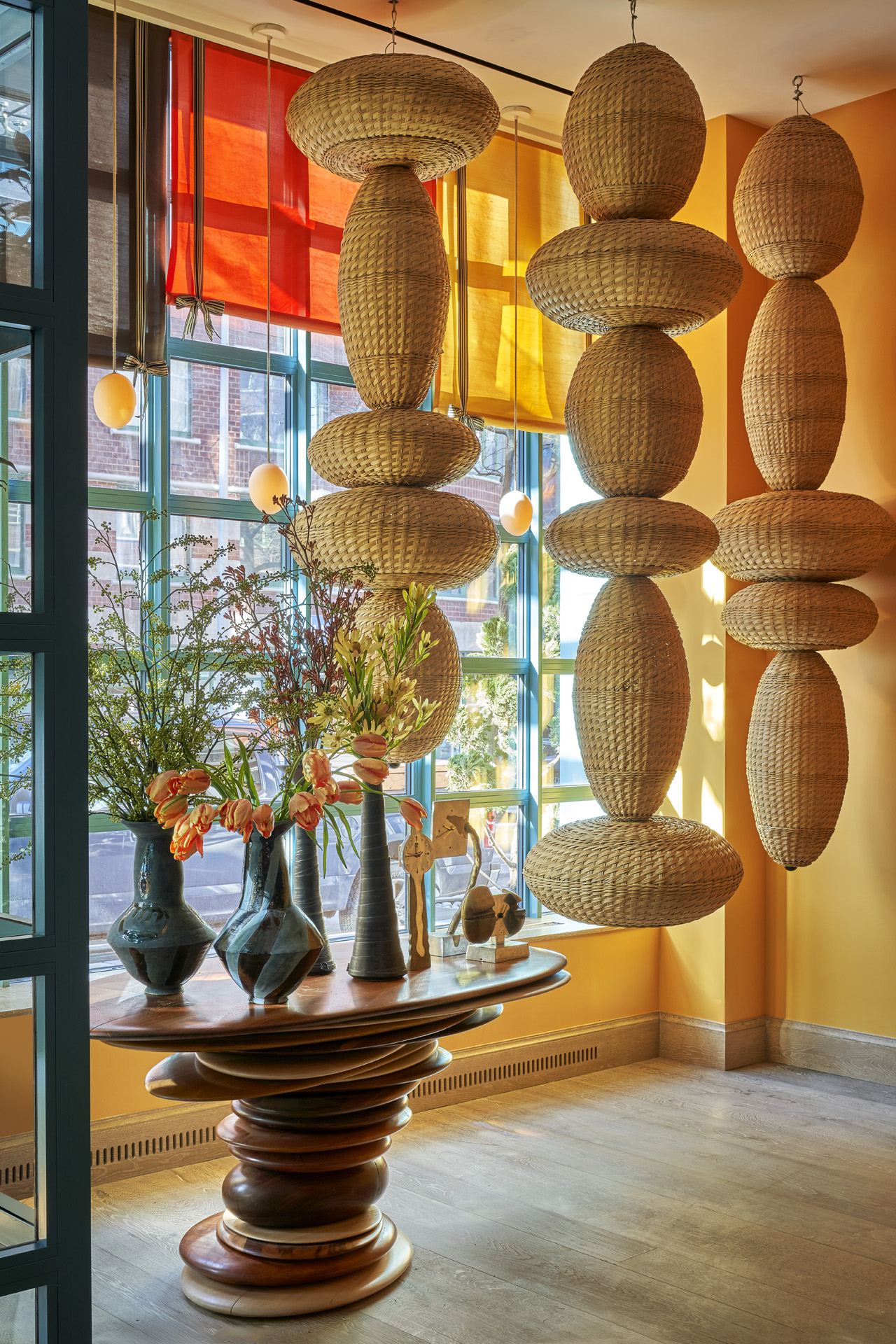 The lobby in Warren Street Hotel