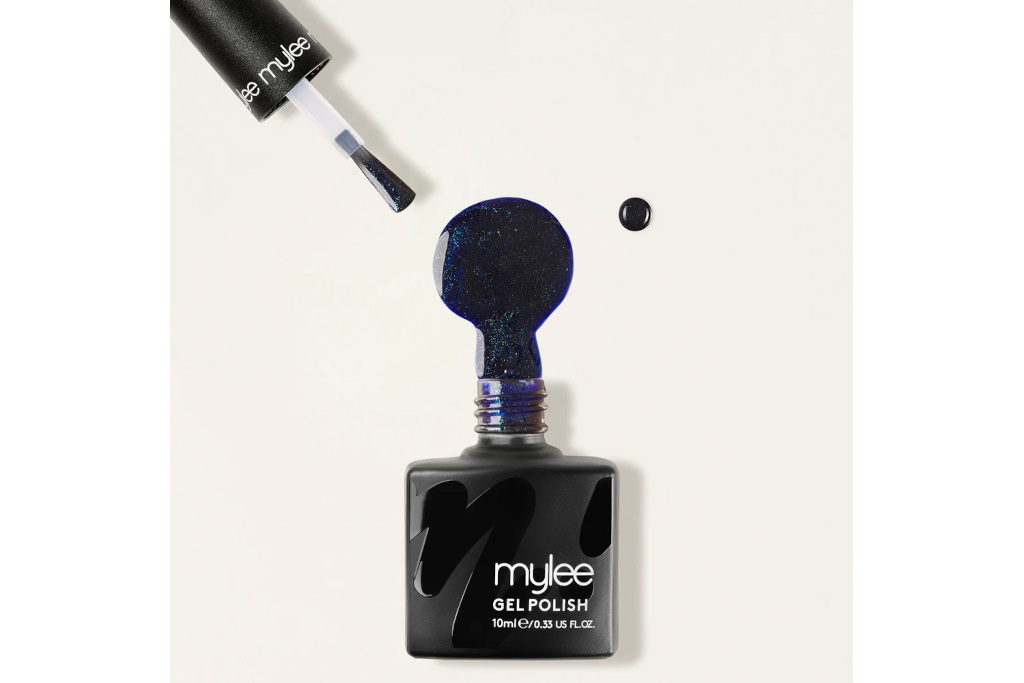 Black varnish bottle