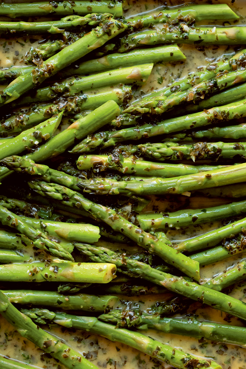 Grilled asparagus
