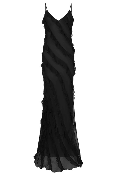 Ruffle gown