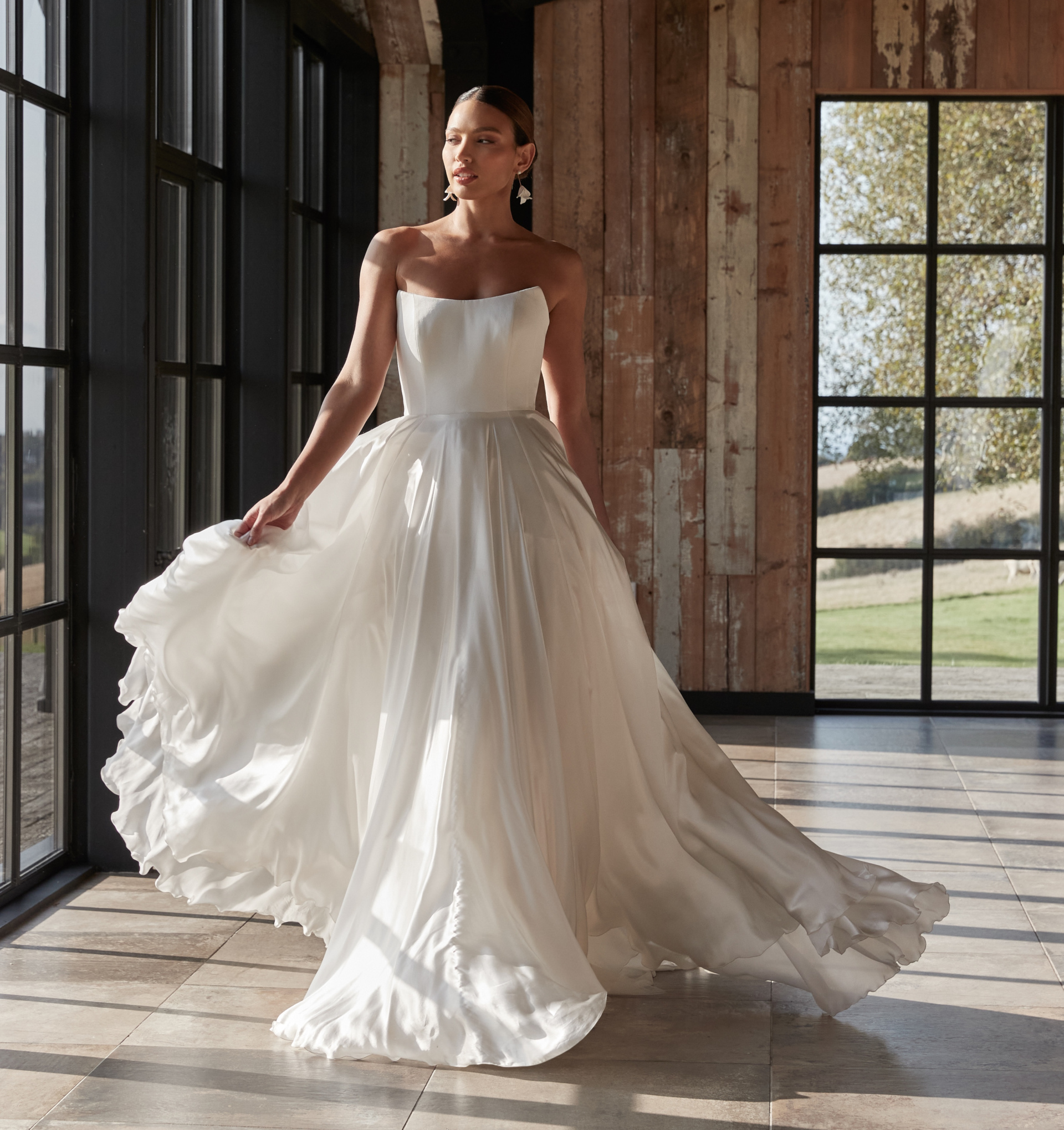 Woman in white wedding dress