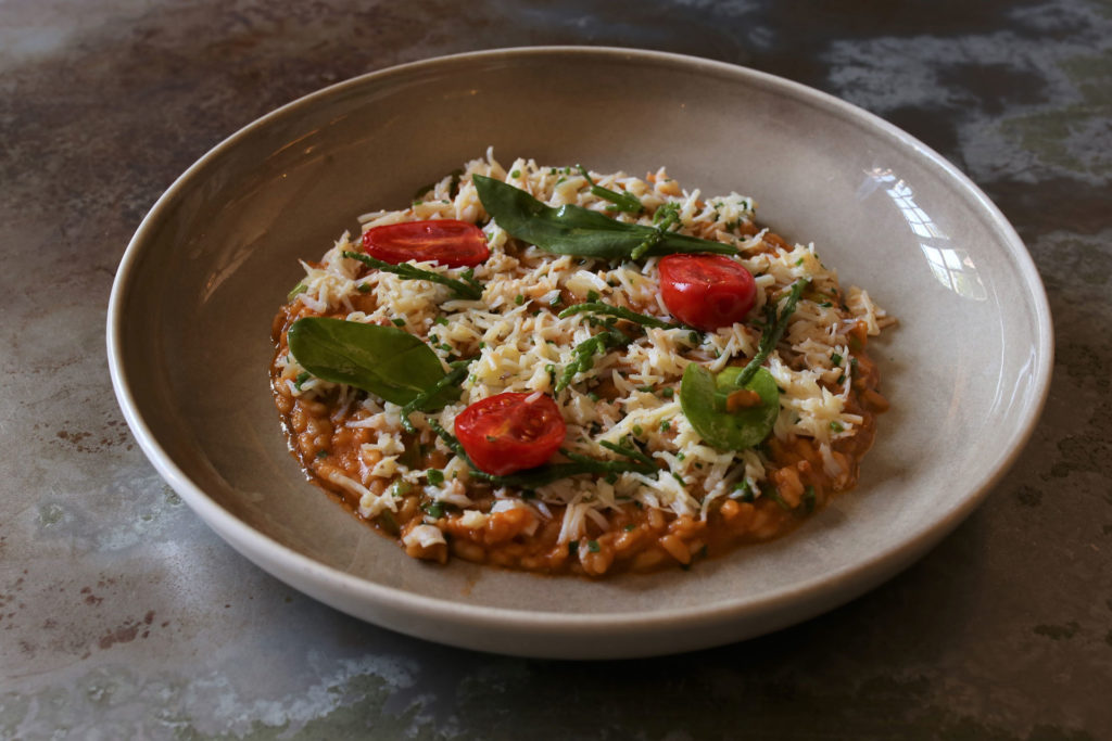 The Unruly Pig's crab risotto