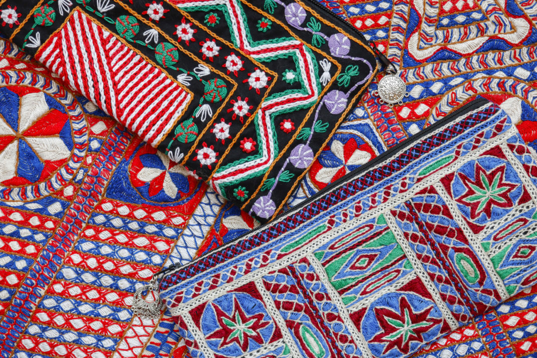 Yemeni embroidery by Asma Hamdi for London Craft Week