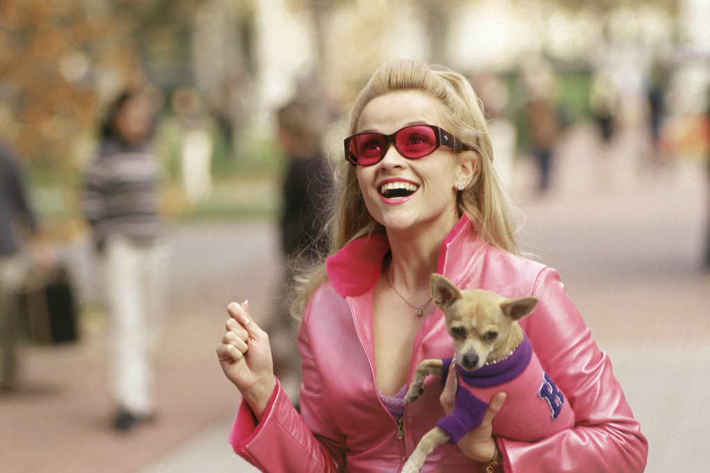 Reese Witherspoon as Elle Woods in Legally Blonde