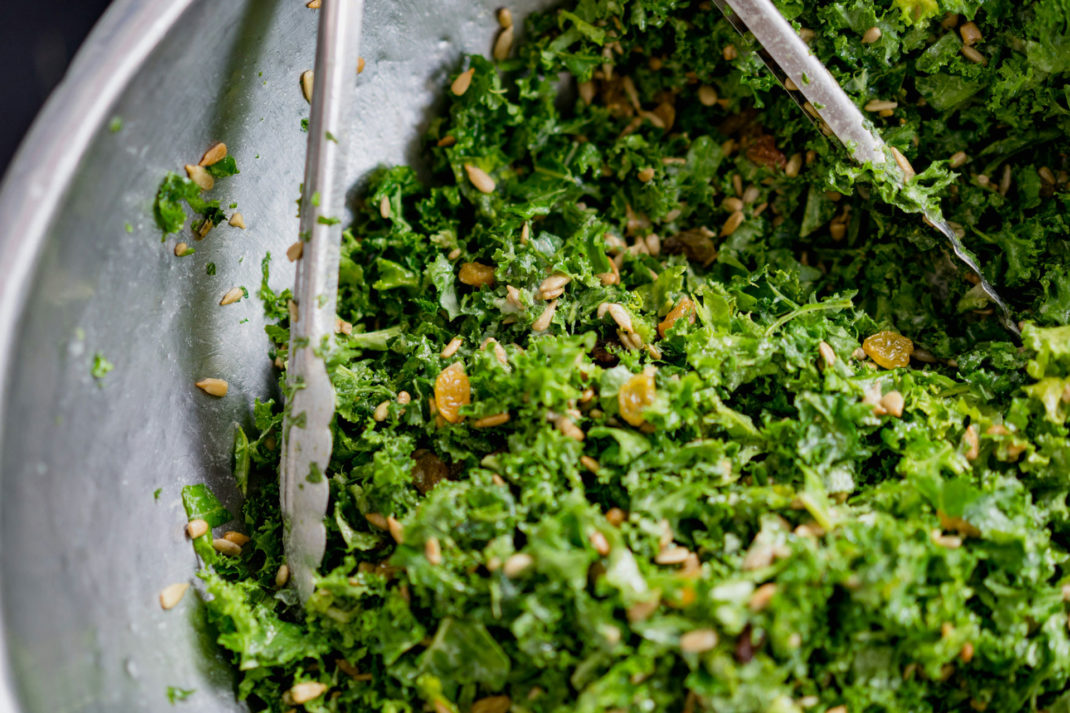 Chopped green salad