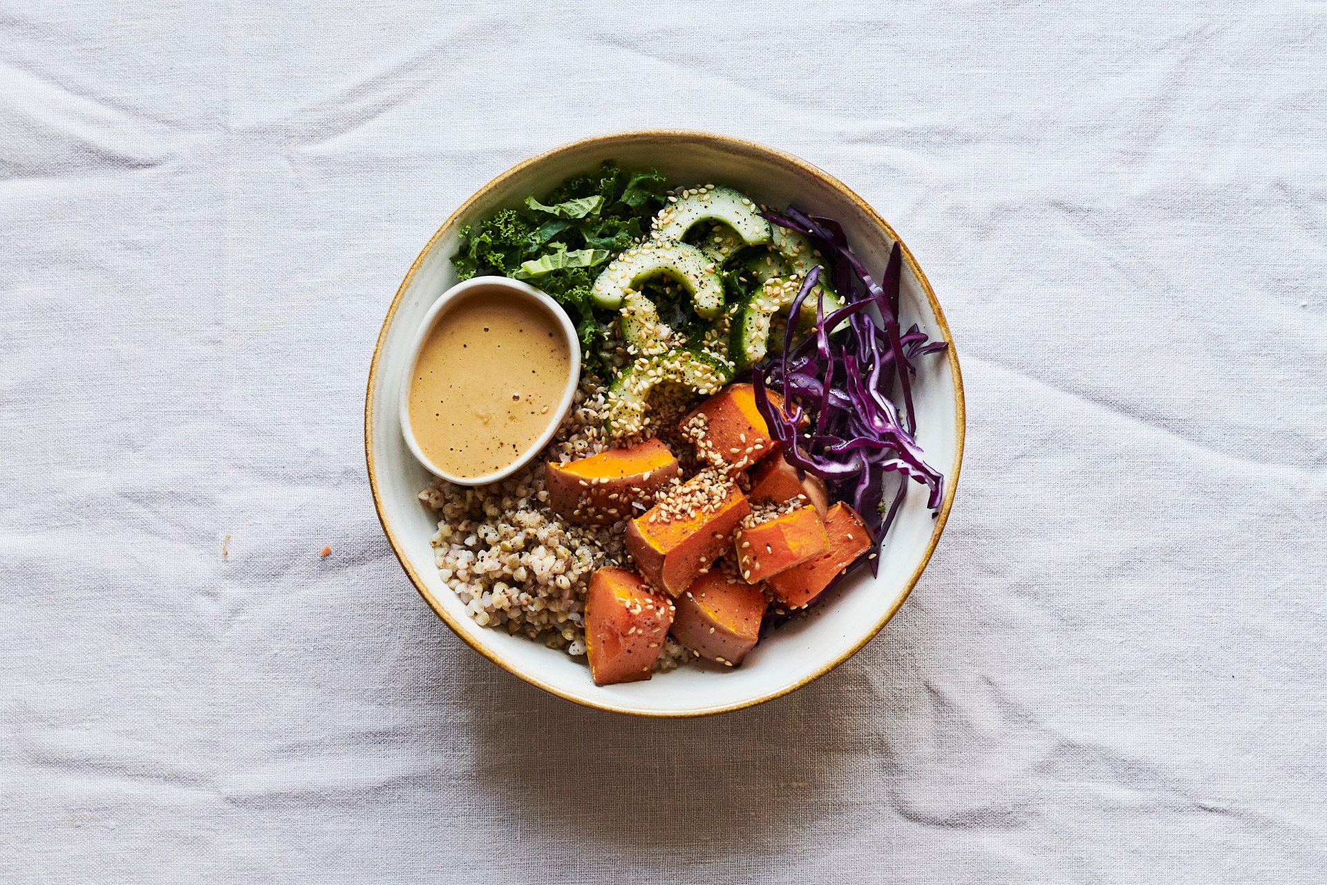 Bowl of healthy food