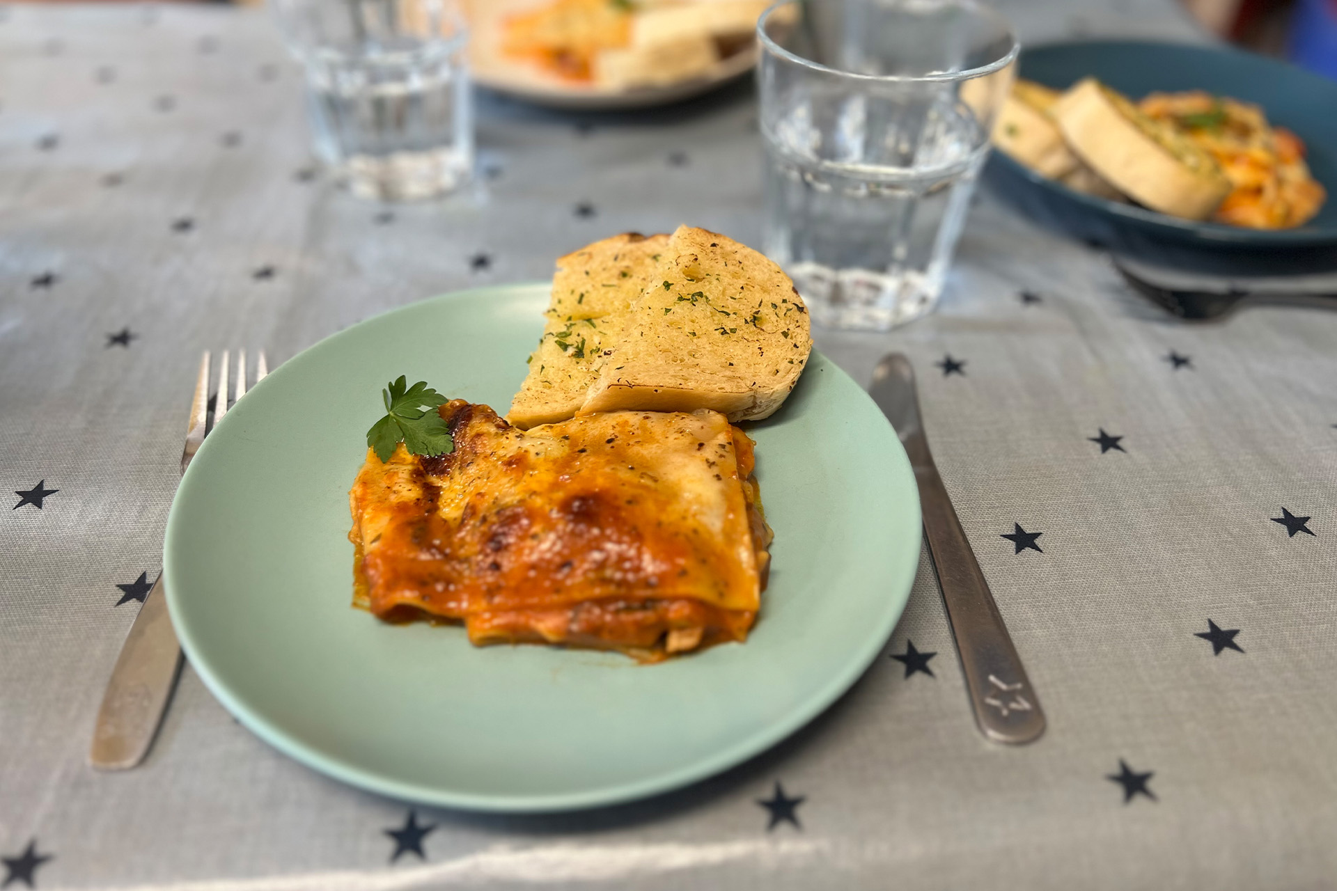 Lasagne for lunch at The Gardens Daycare & Nursery