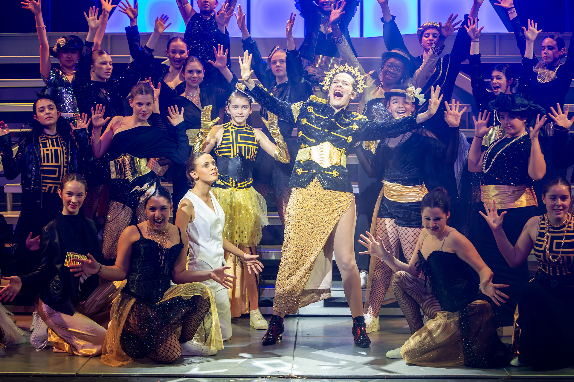 Benenden pupils performing at the London Coliseum 