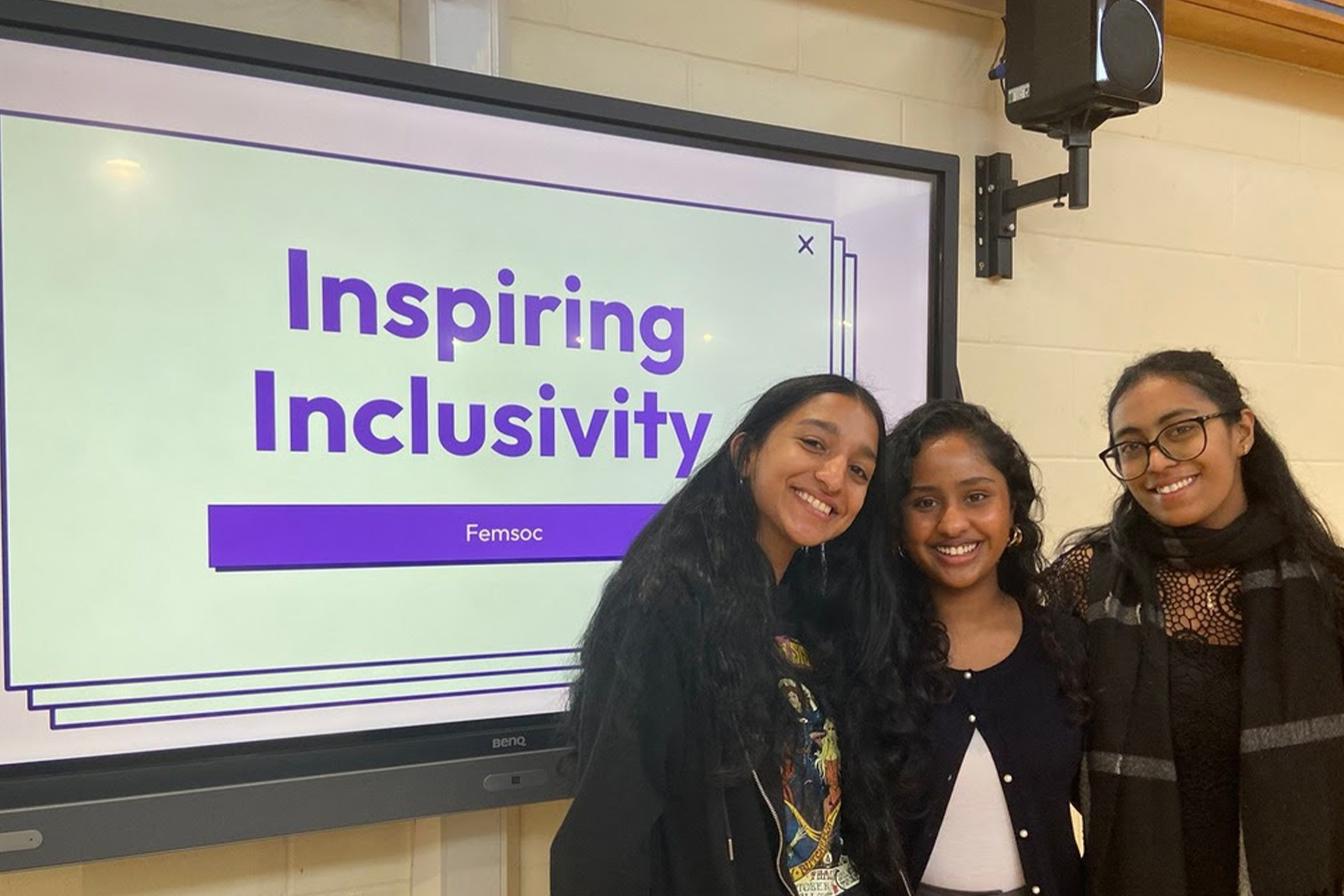 Newly-appointed Head Girl Team inspire inclusion on International Women's Day