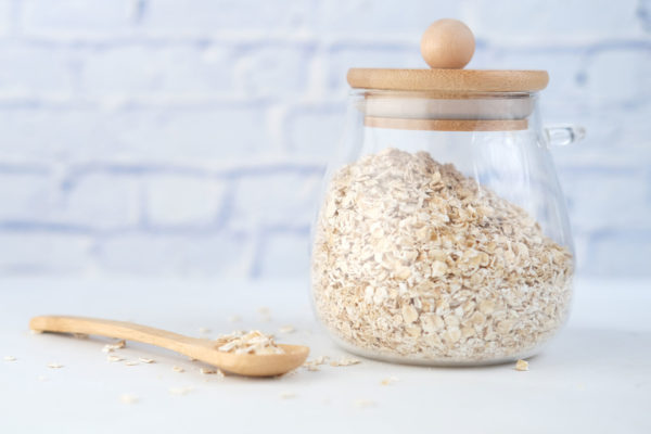 Oats in a jar