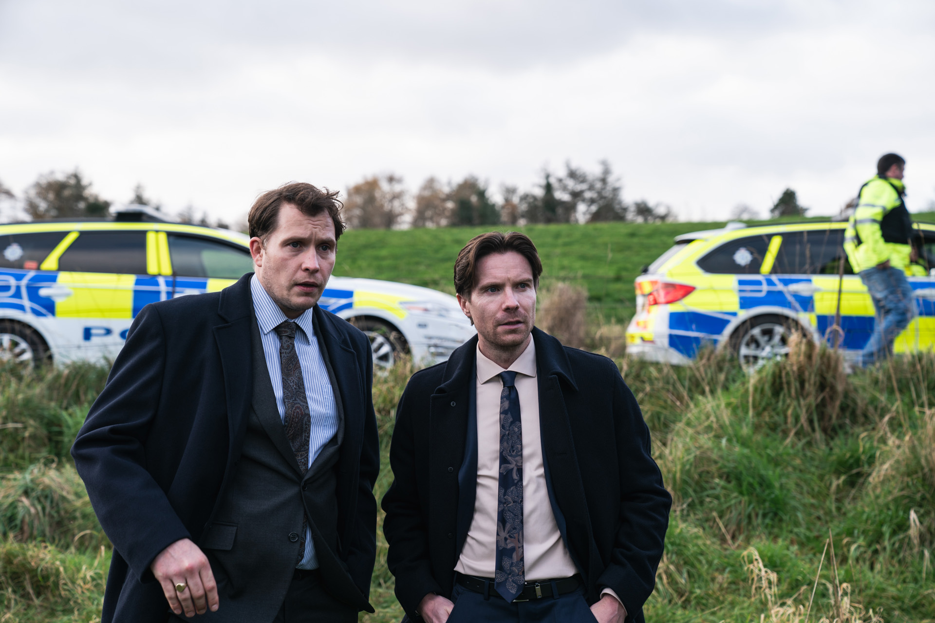 Two police officers in the show