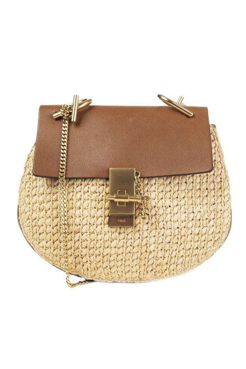 Raffia handbag