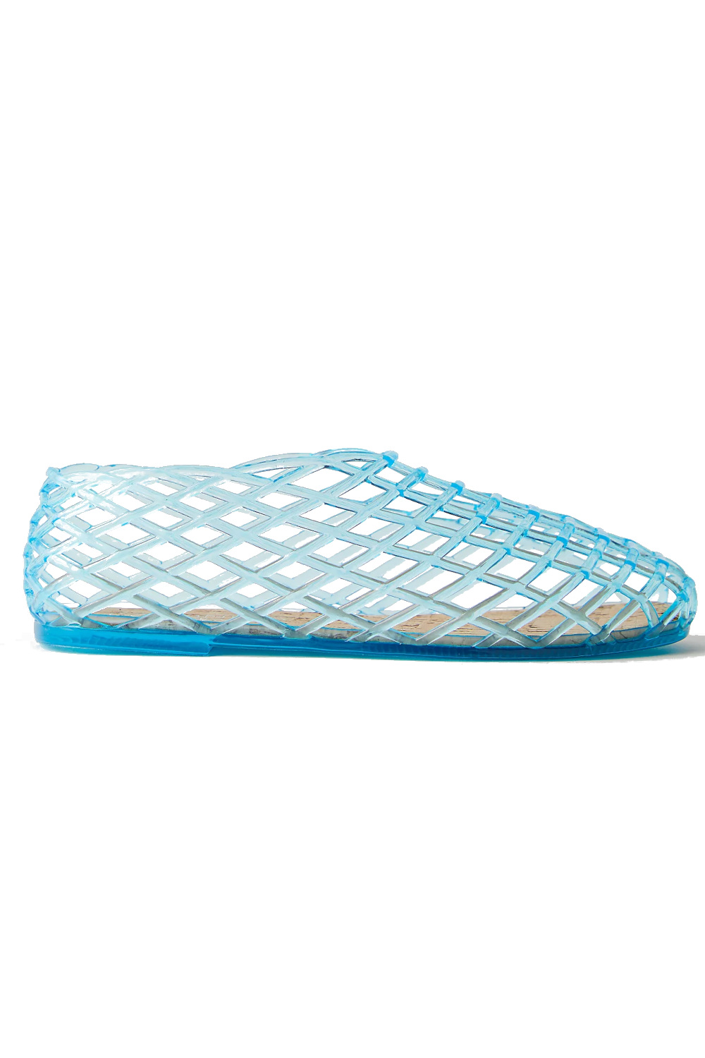 Blue jelly shoes