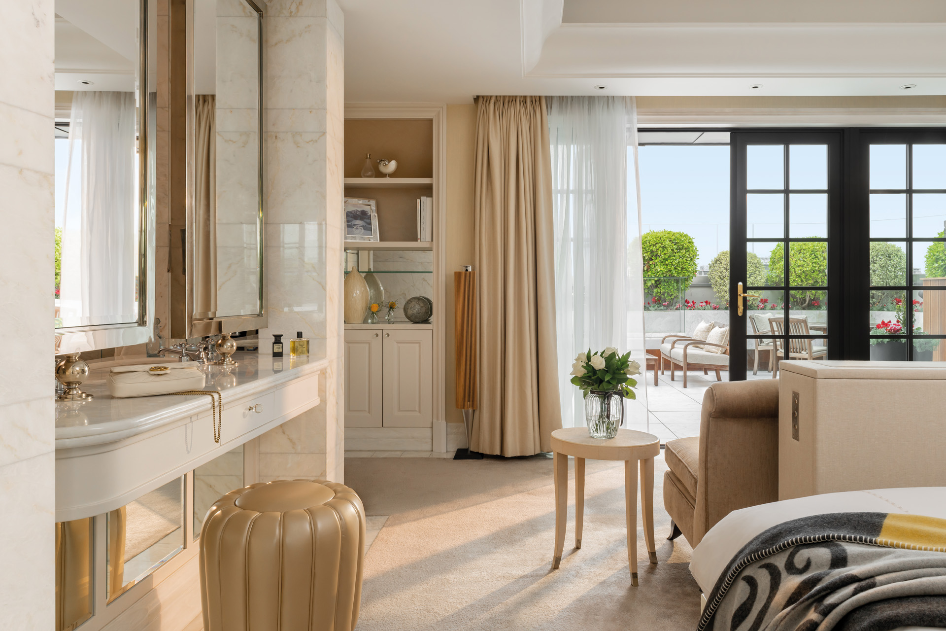 A penthouse suite at the Corinthia London