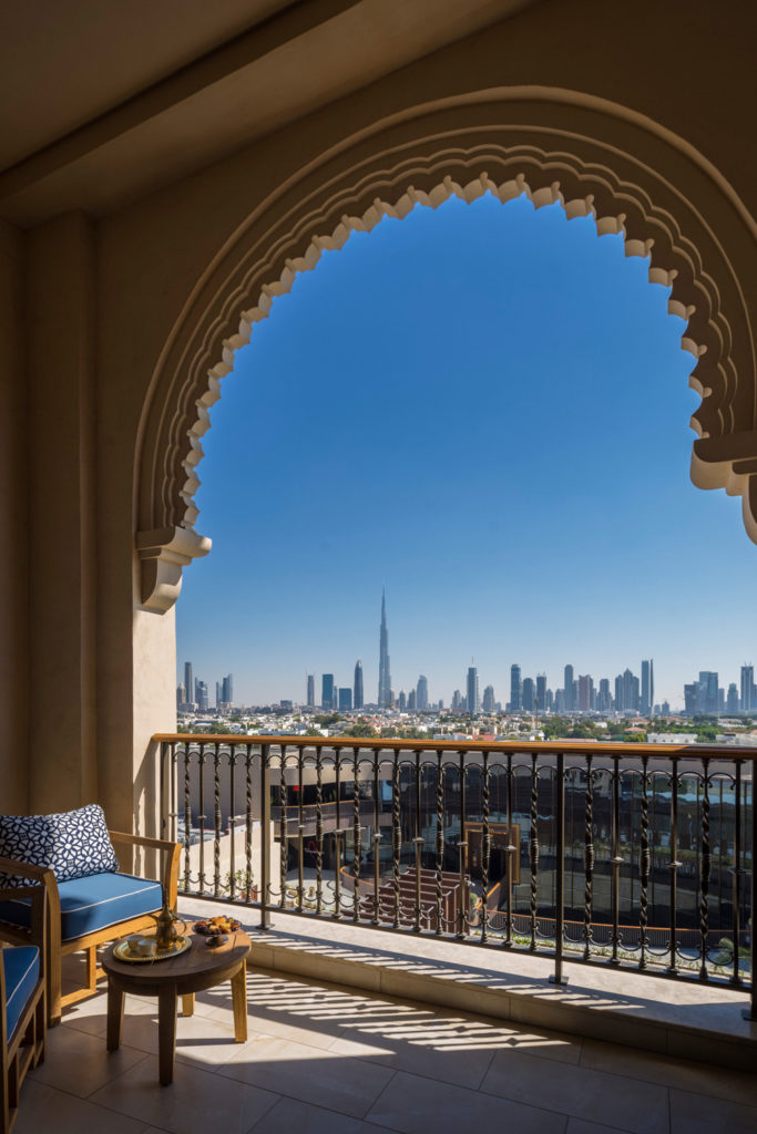 The view from Four Seasons Resort Dubai at Jumeirah Beach