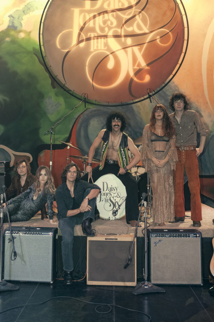 The main cast of Daisy Jones & The Six