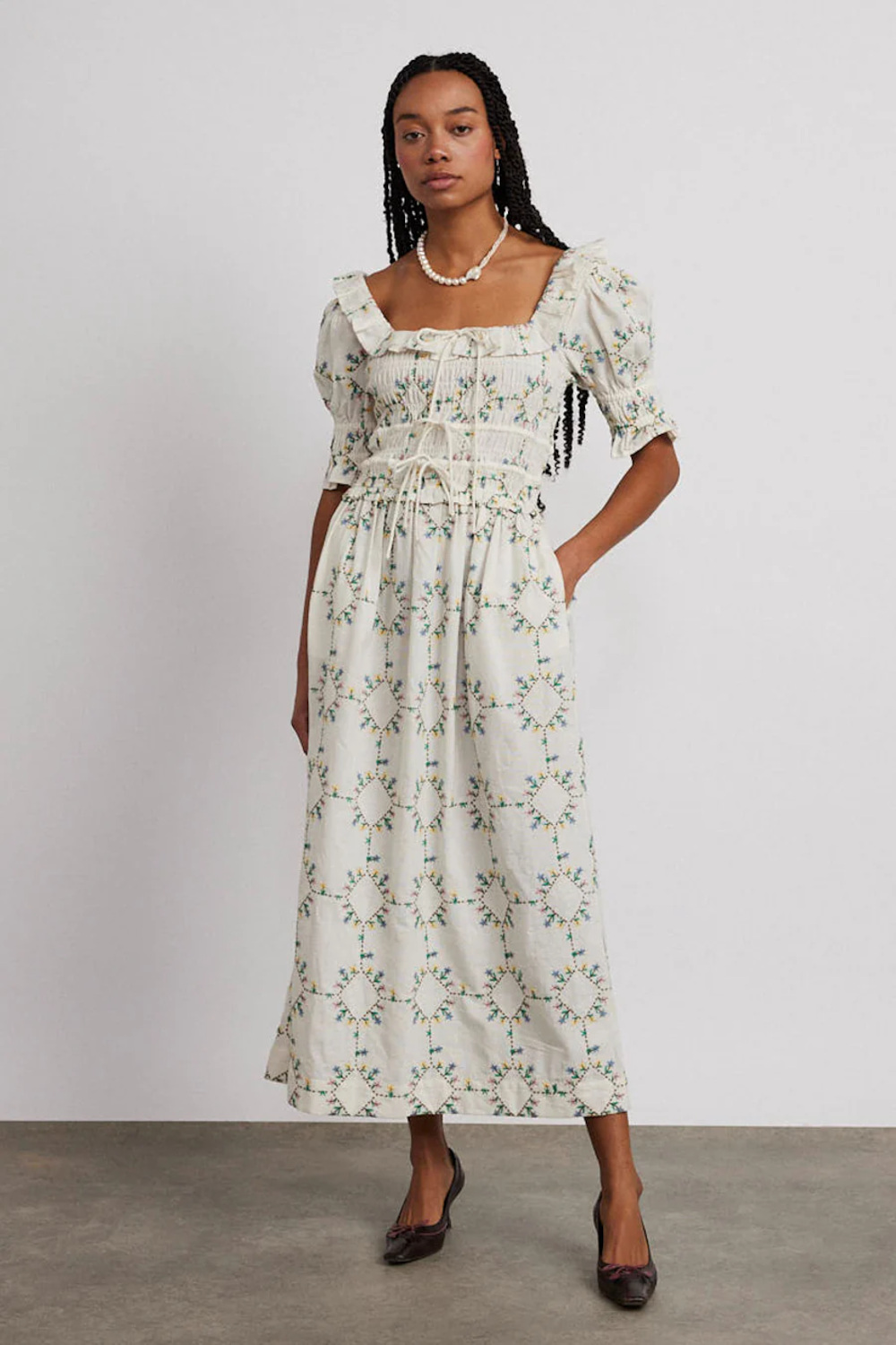 Woman in dress
