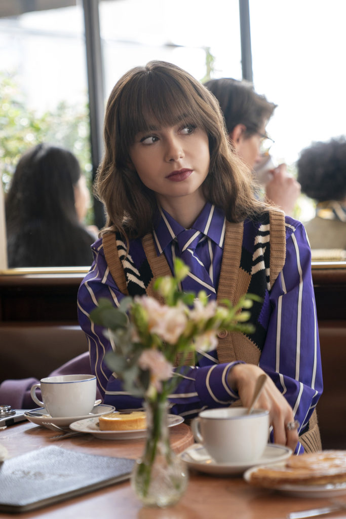 Lily Collins as Emily in Emily in Paris