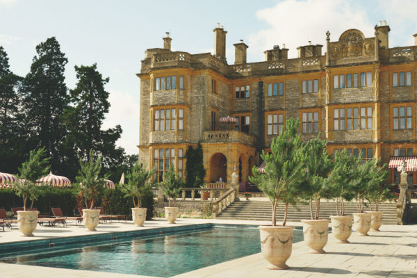 Swimming pool outside Estelle Manor