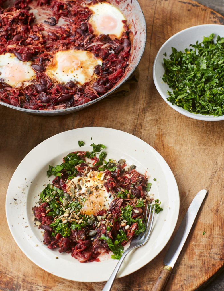Purple shakshuka