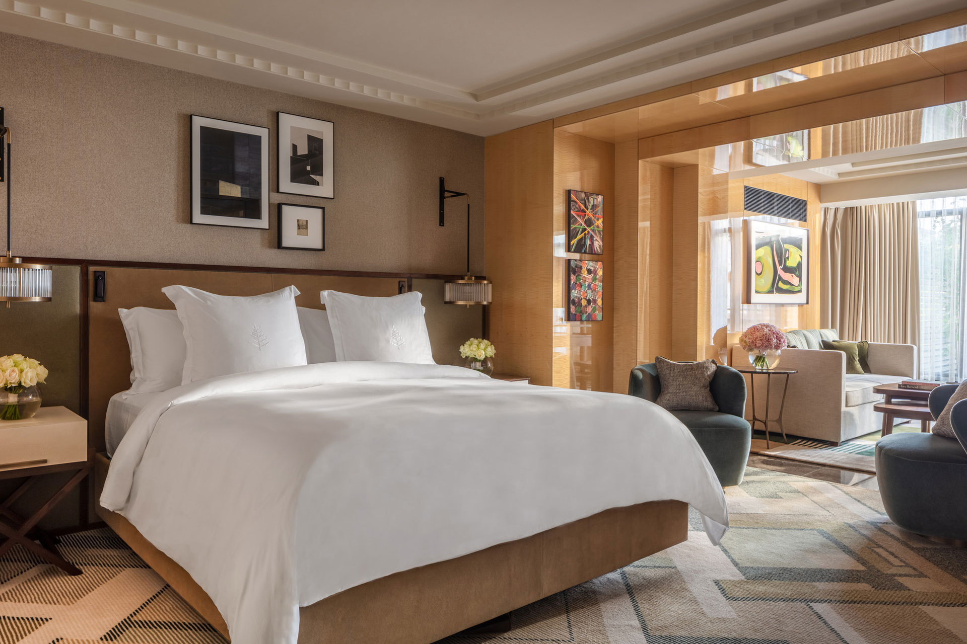 Bedroom at Hotel Review: Four Seasons Hotel London at Park Lane, Mayfair
