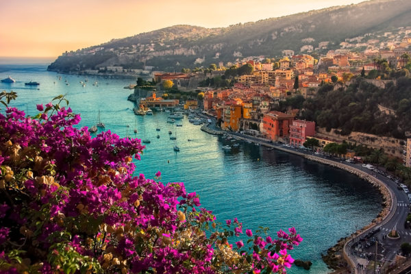 Sea and harbour in Cannes