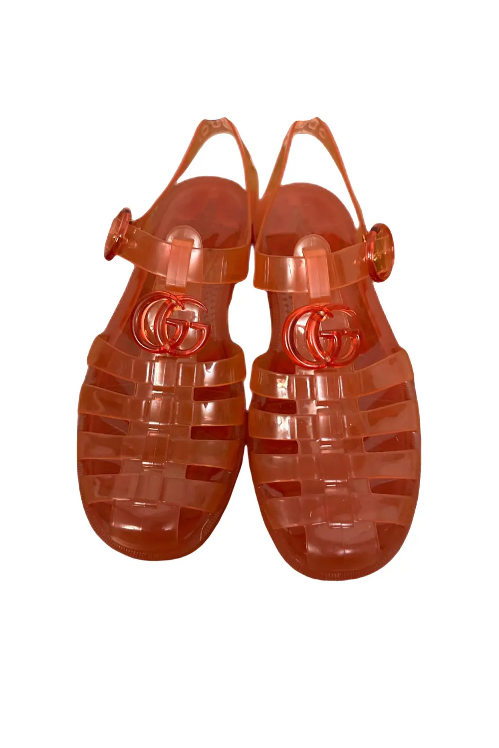 Orange sandals