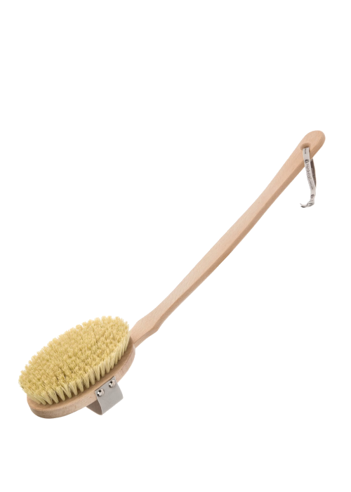 wooden stick with bristles