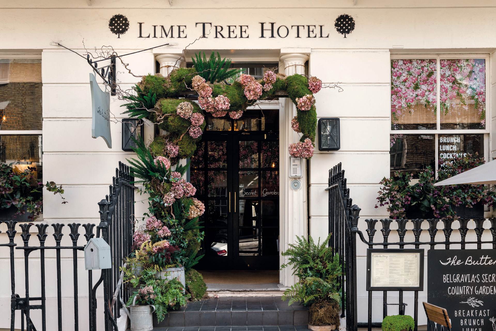 The exterior of Lime Tree Hotel