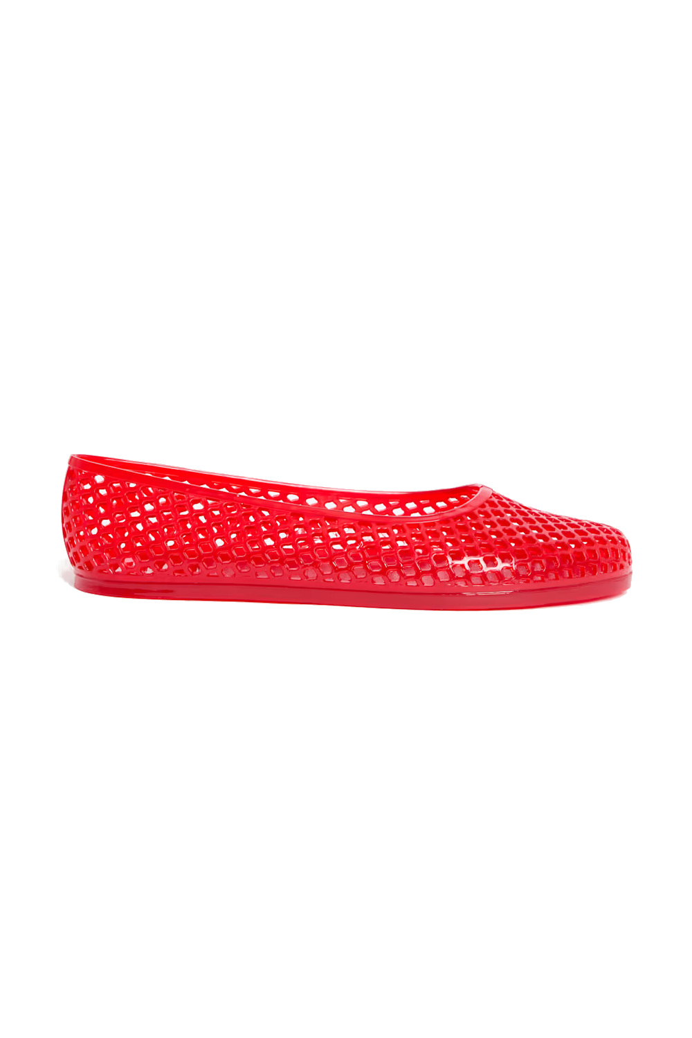 Red ballet flats
