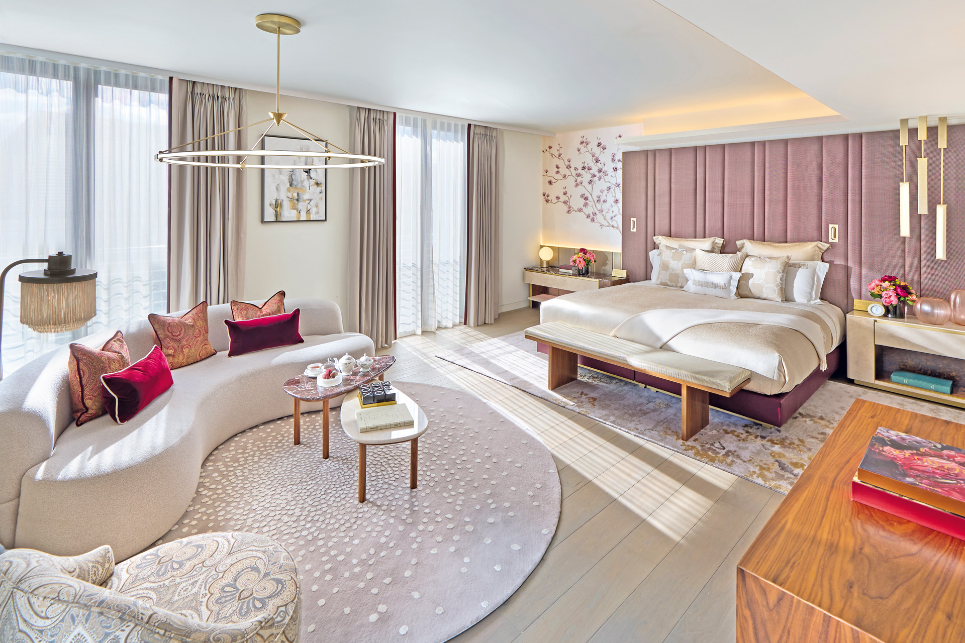 A large suite at the Mandarin Oriental Mayfair