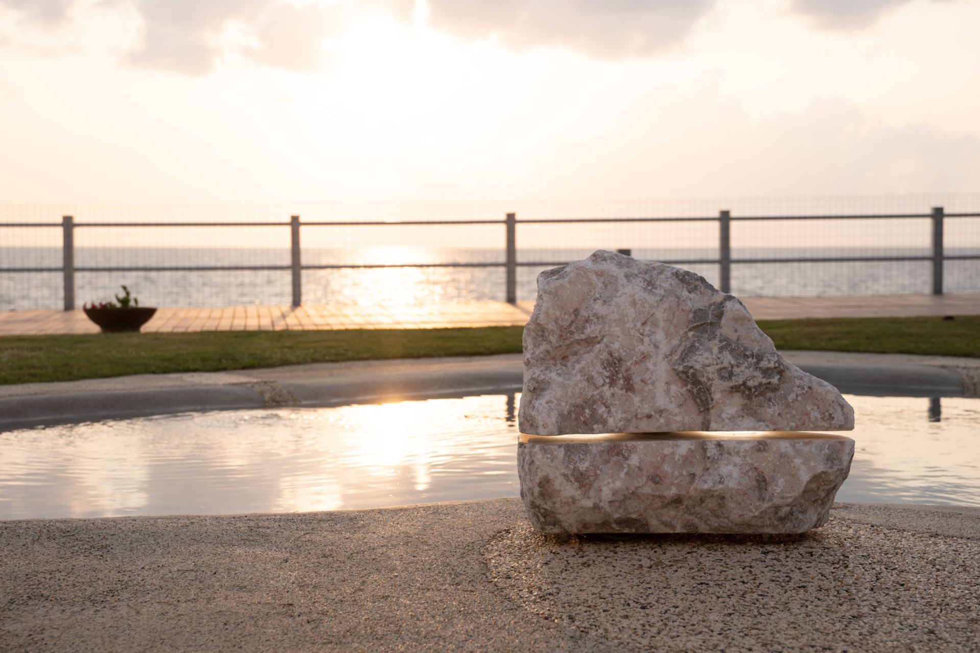 Essenze di Luca stone shower intallation