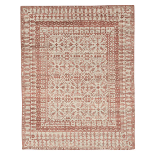 Red and pink rug