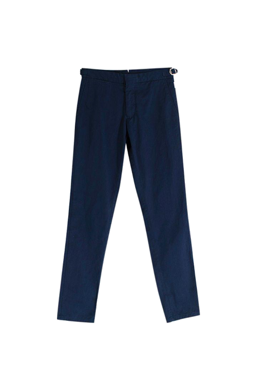 Navy chinos