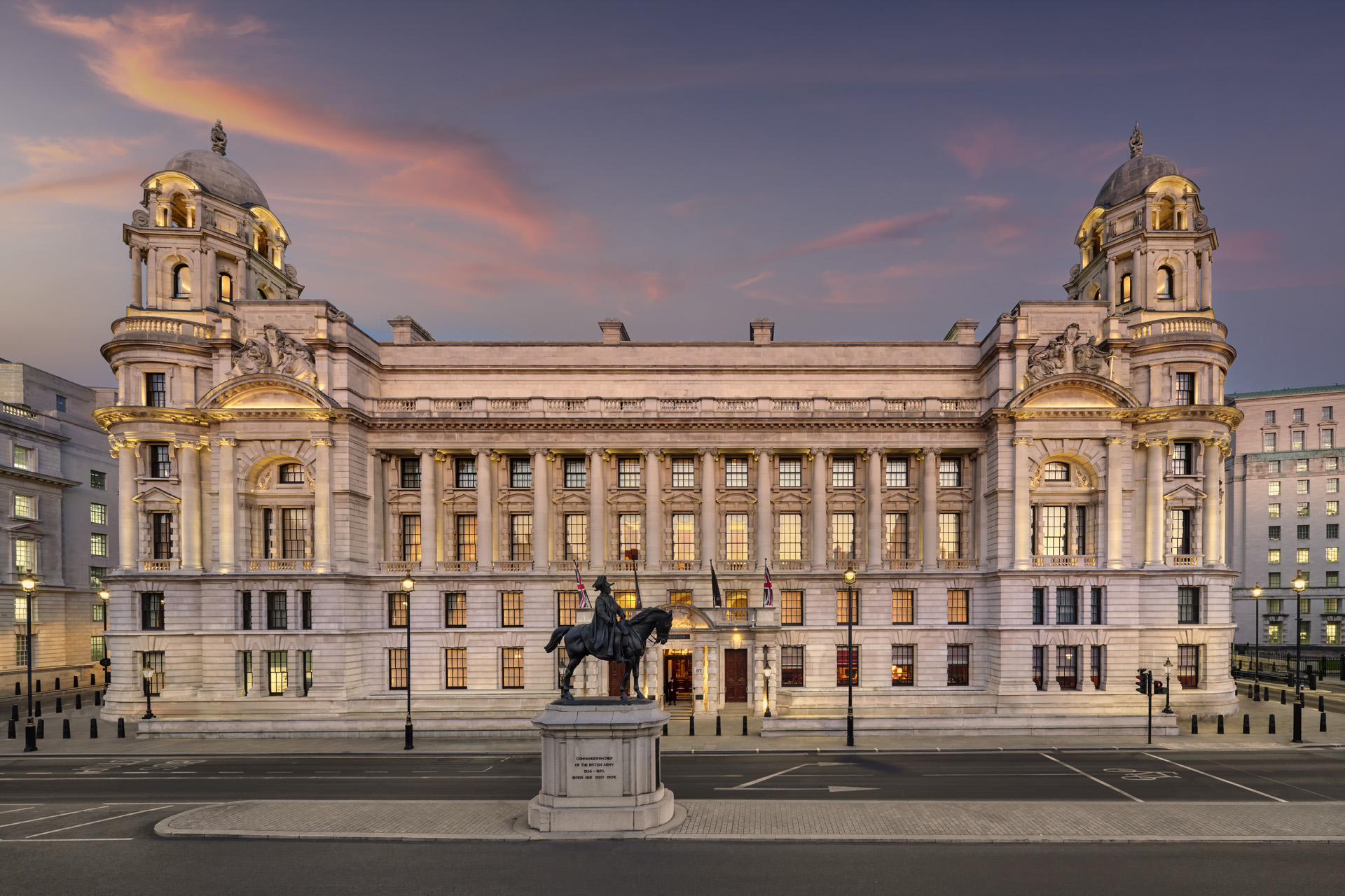Exterior of Raffles London at the OWO