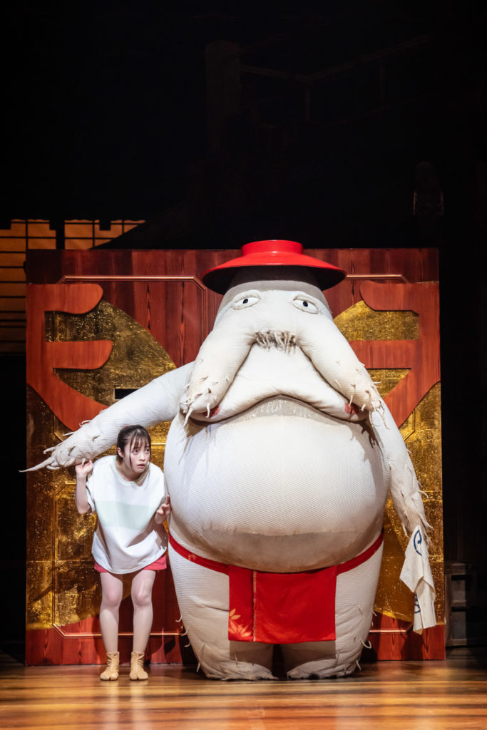 Kanna Hashimoto as Chihiro in Spirited Away at London Coliseum