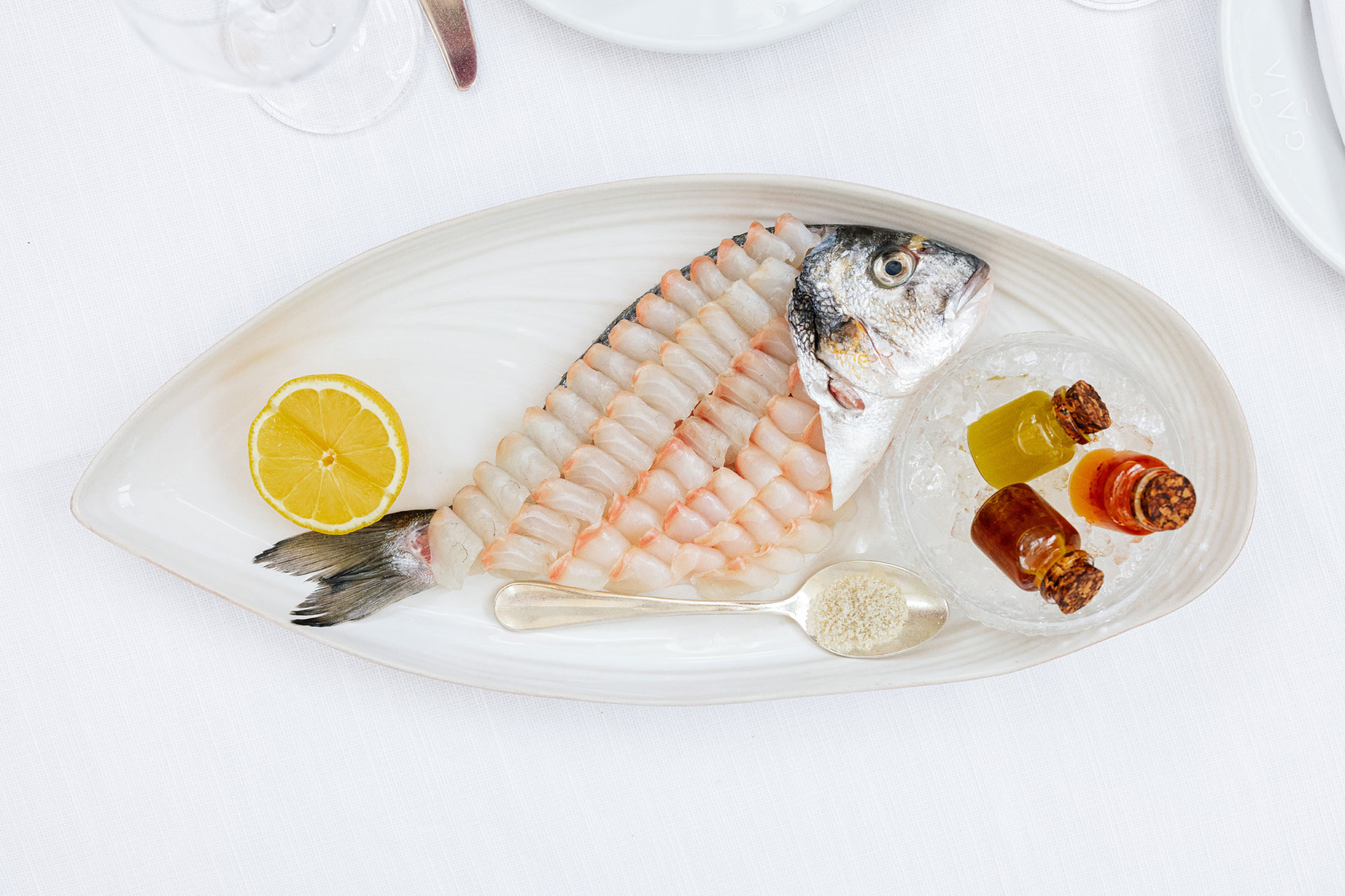 Sea bream carpaccio