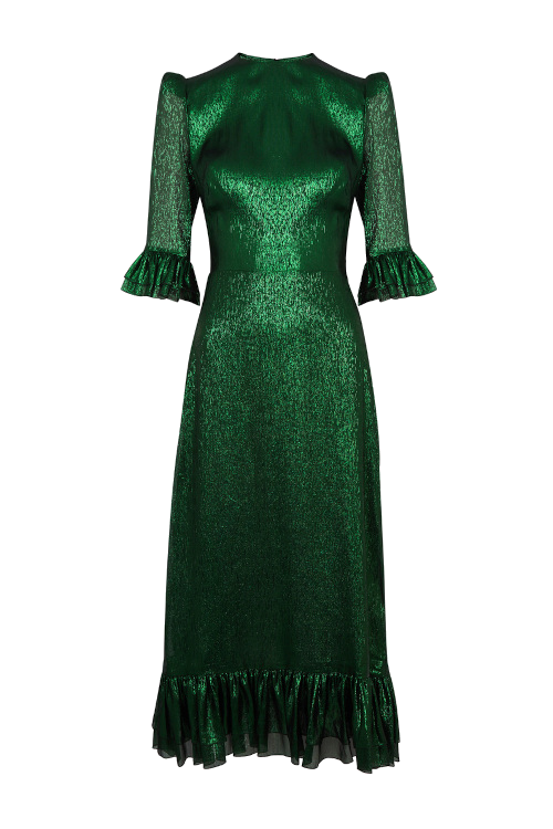 Green sparkly dress | what to wear to the opera