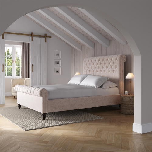 Bed in bedroom