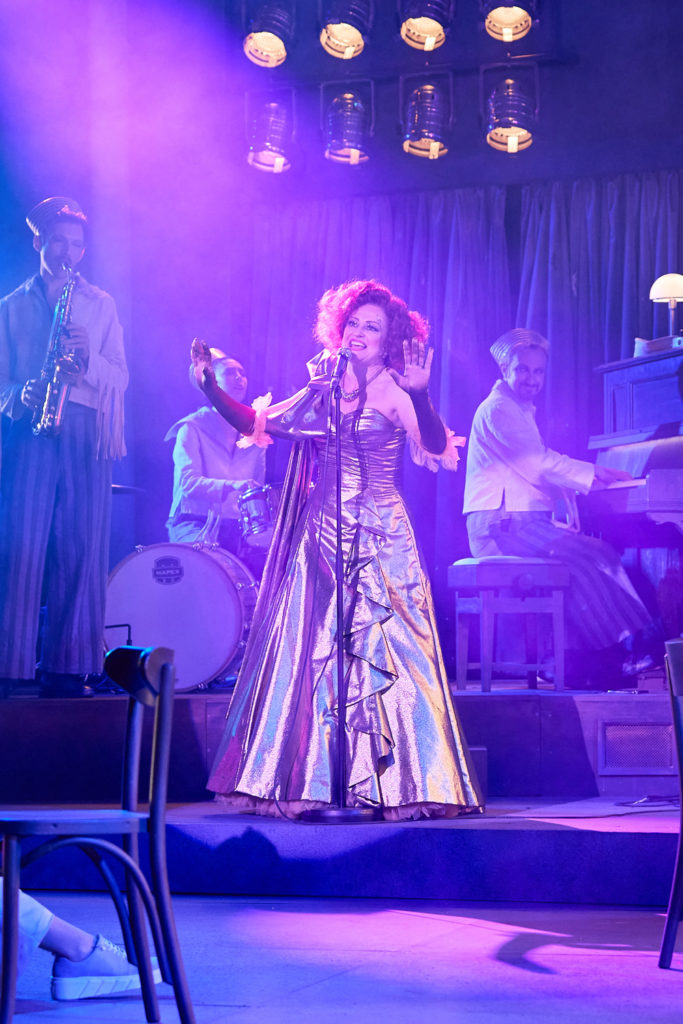 Anna Francolini as Olivia in Twelfth Night at Regent's Park Open Air Theatre