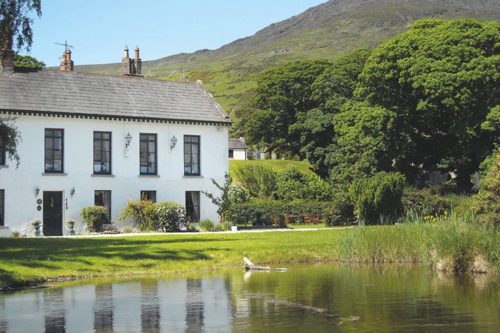 Country house hotel on a lake