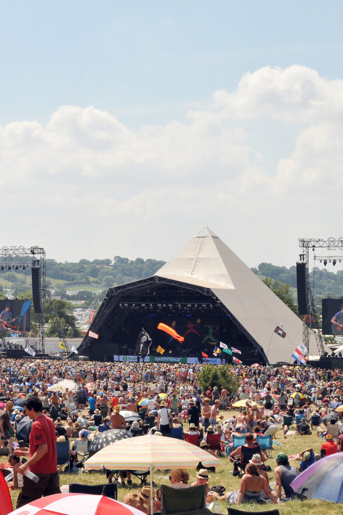 Pyramid Stage at Glastonbury Festival