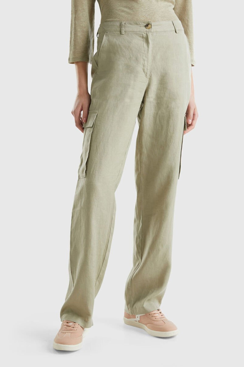 Linen trousers from Benetton