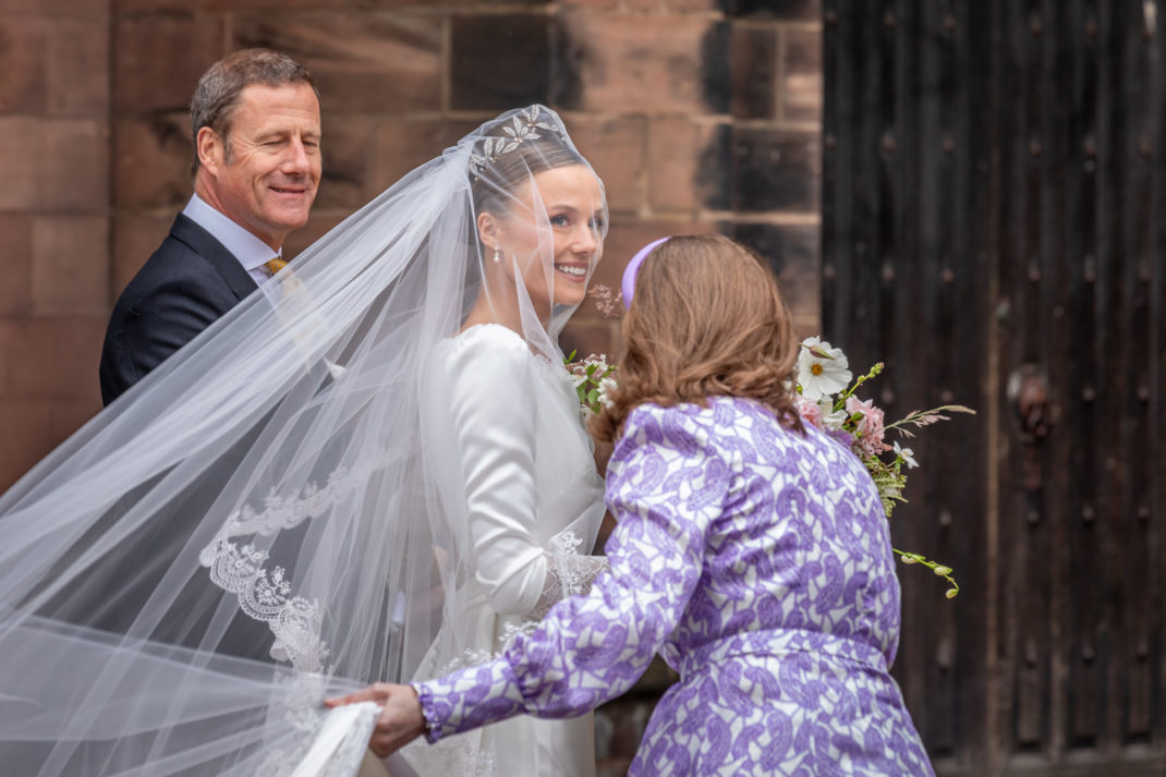 Who Designed The Duchess Of Westminster's Stunning Wedding Dress?