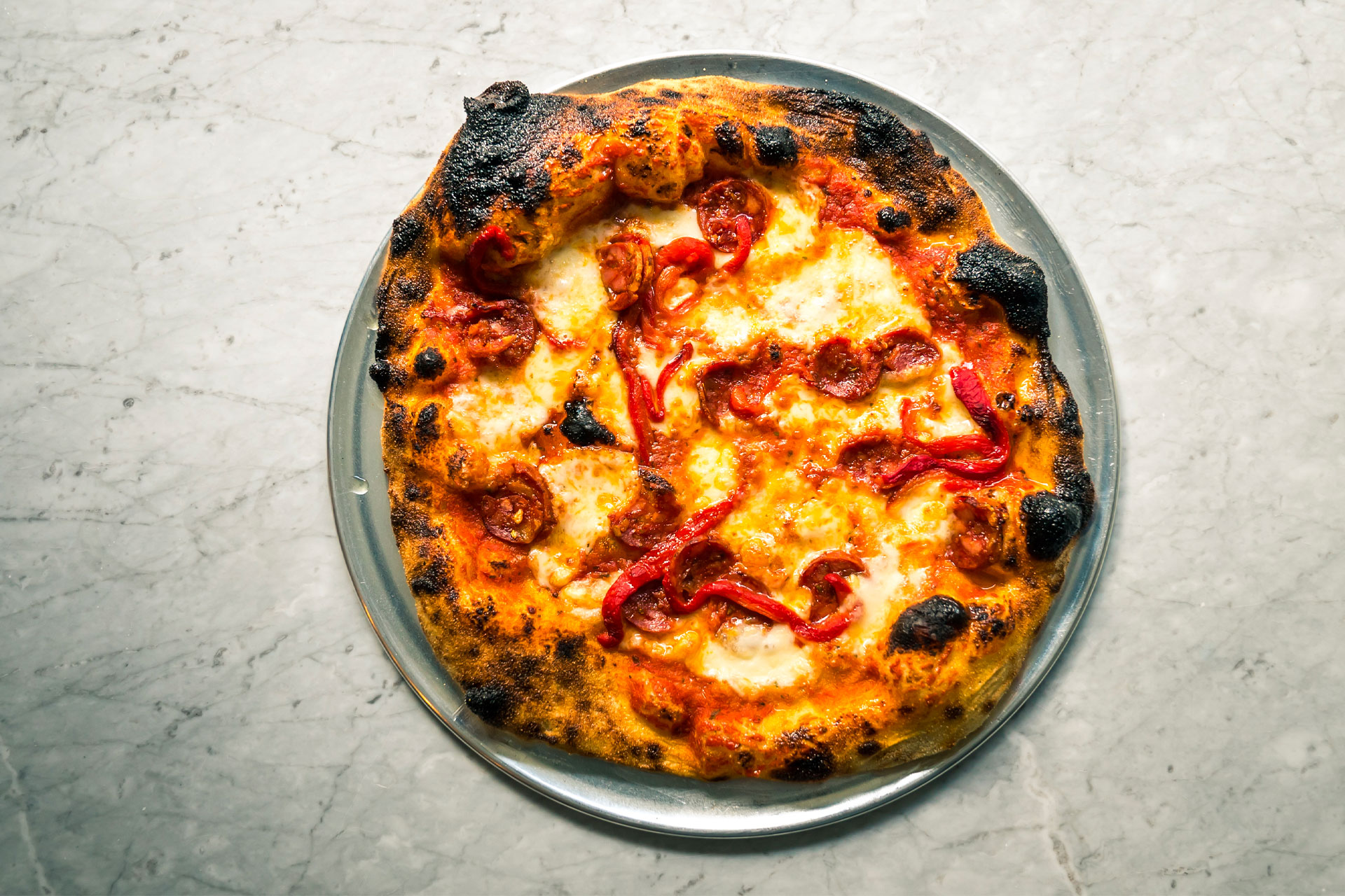El Cuartito pizza from Florencio