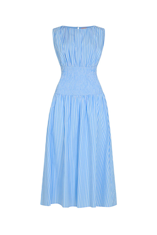 Blue stripe dress