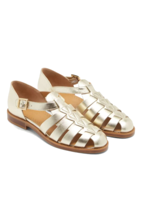 Metallic shoes